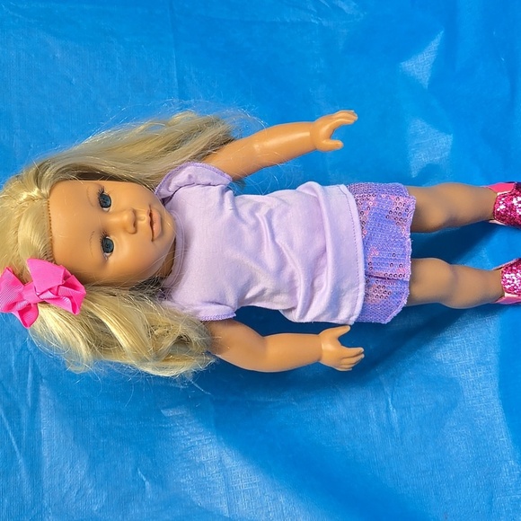 Lotus Blonde/blue Eyed 18 In Doll - Picture 7 of 7